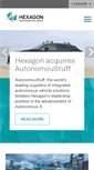 Mobile Screenshot of hexagonpositioning.com